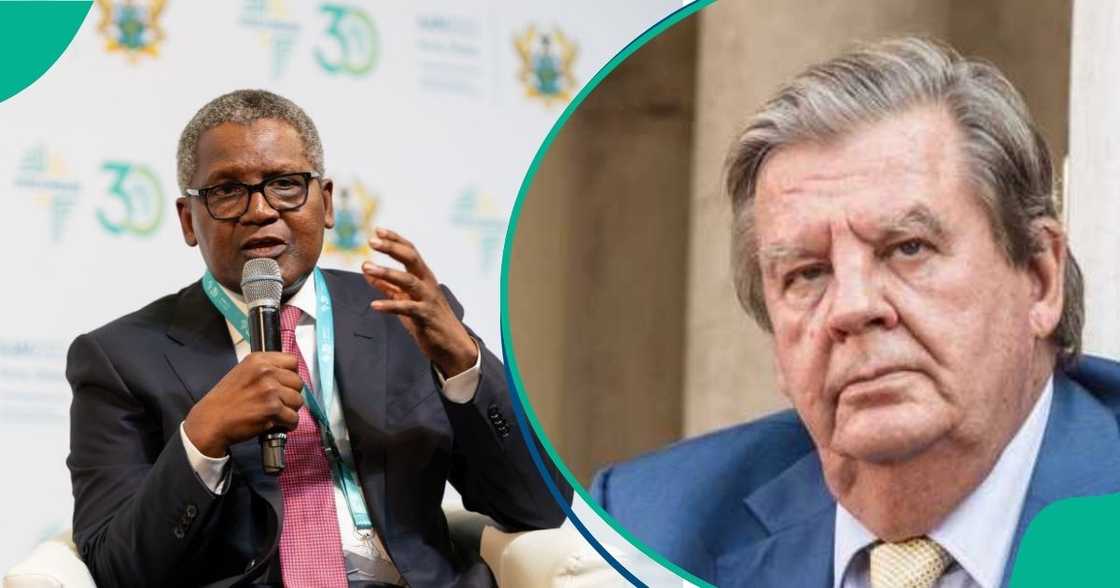 Dangote wealth vs Johann Rupert