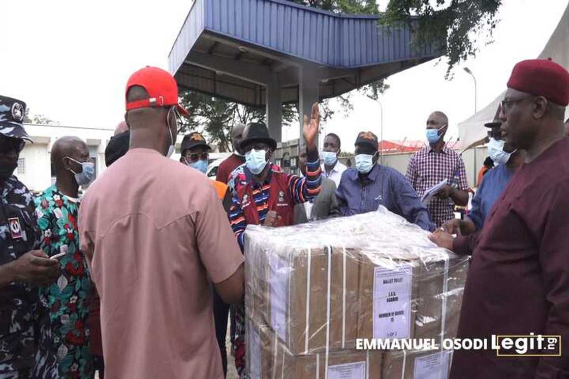 INEC begins distribution of sensitive materials INEC begins distribution of sensitive materials