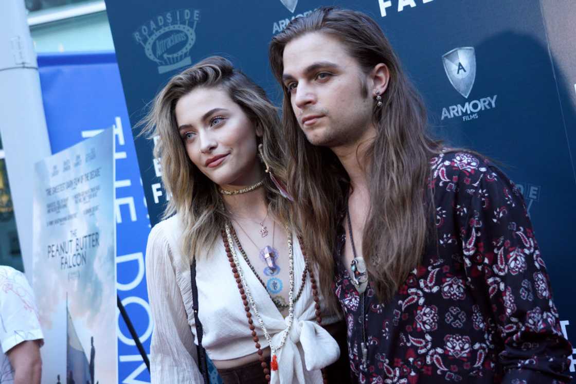 Paris Jackson and Gabriel Glenn in Hollywood, California. Paris Jackson and Gabriel Glenn in Hollywood, California.