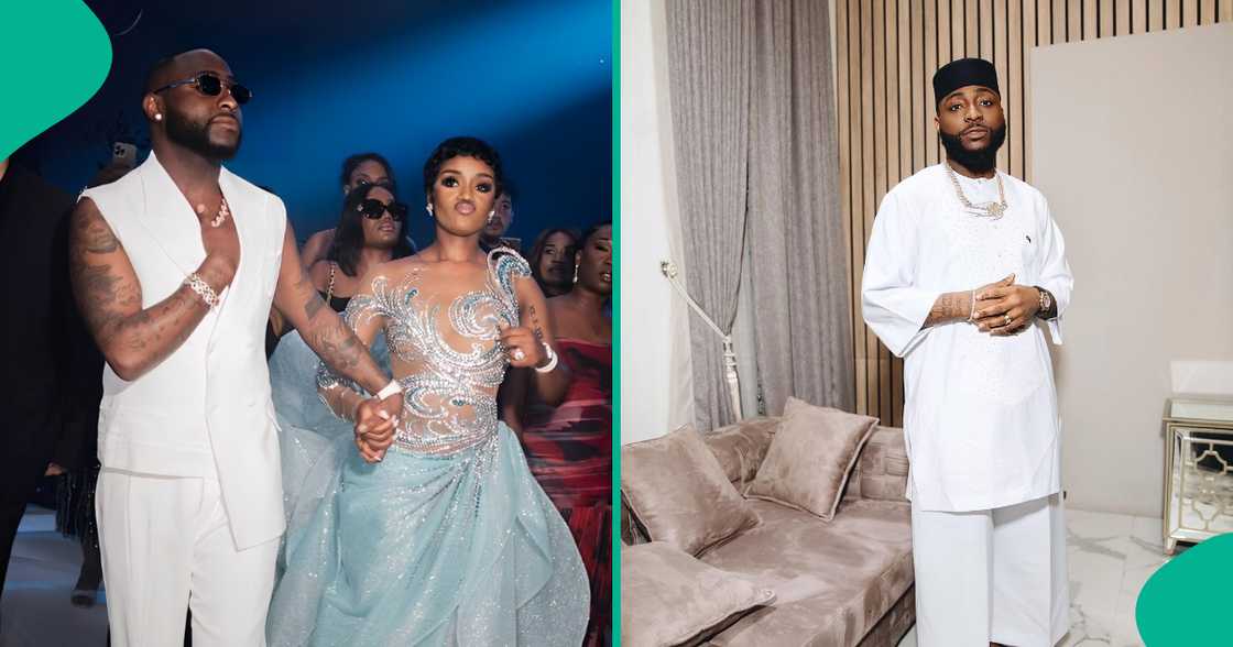 Davido chats with is fan on X about his absence online, many react to his response.