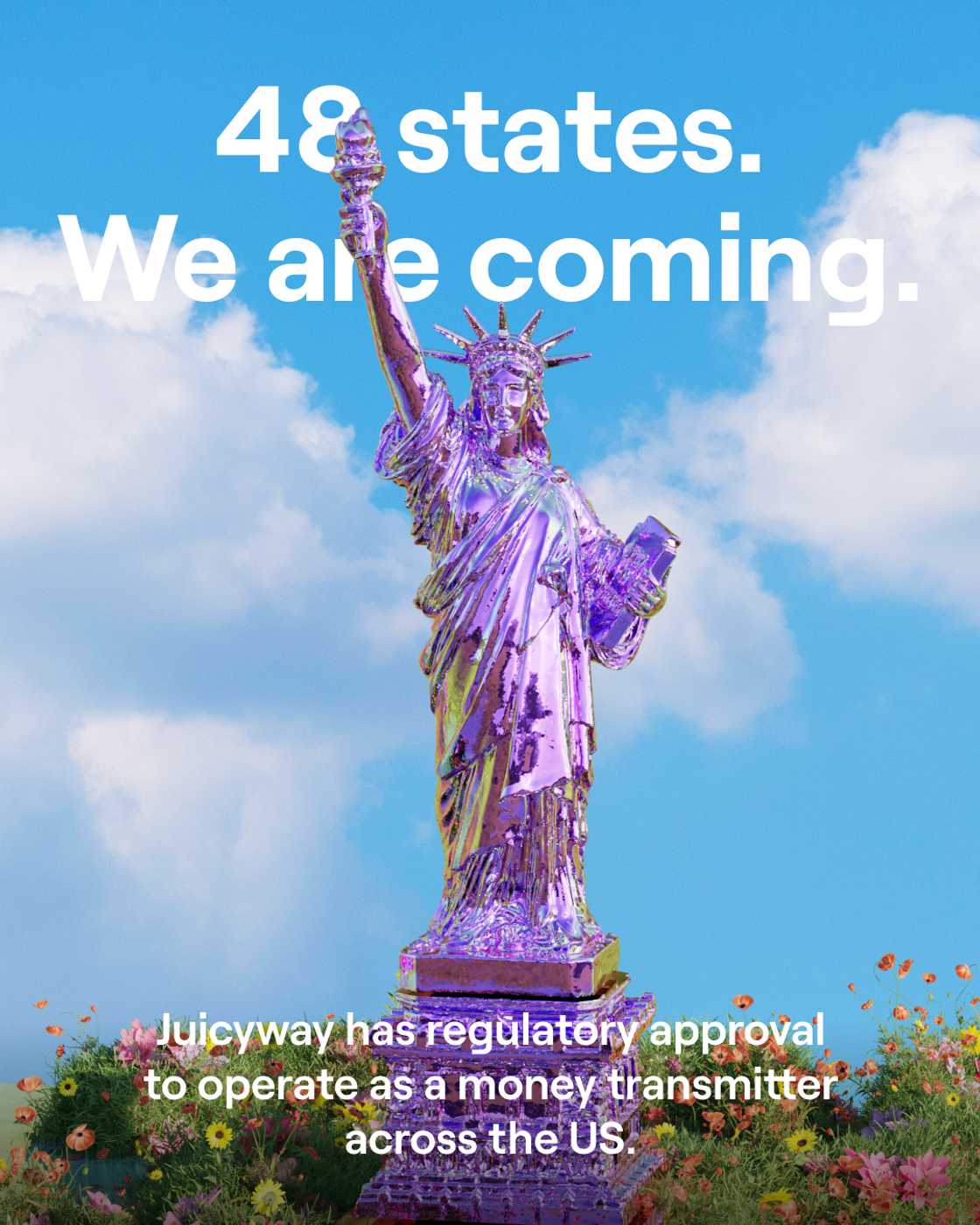 Juicyway Secures Money Transmitter Approval Across 48 US States