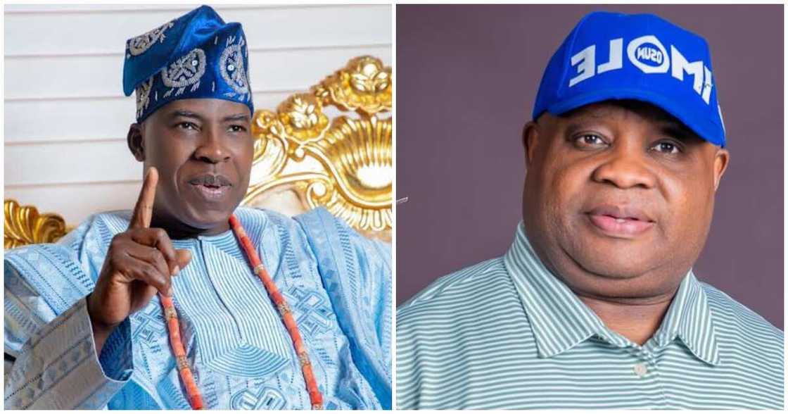 Osun 2022, Senator Ademola Adeleke, Prince Dotun Babayemi, PDP governorship candidate Osun 2022, Senator Ademola Adeleke, Prince Dotun Babayemi, PDP governorship candidate