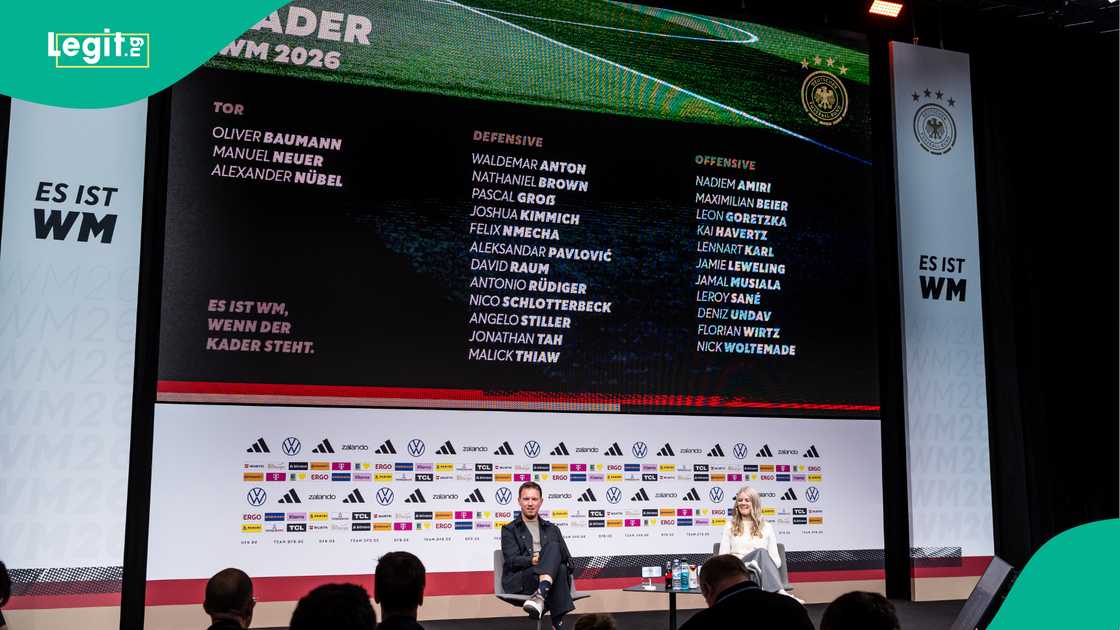Julian Nagelsmann, Noah Atubolu, Germany, Frankfurt, 2026 FIFA World Cup.