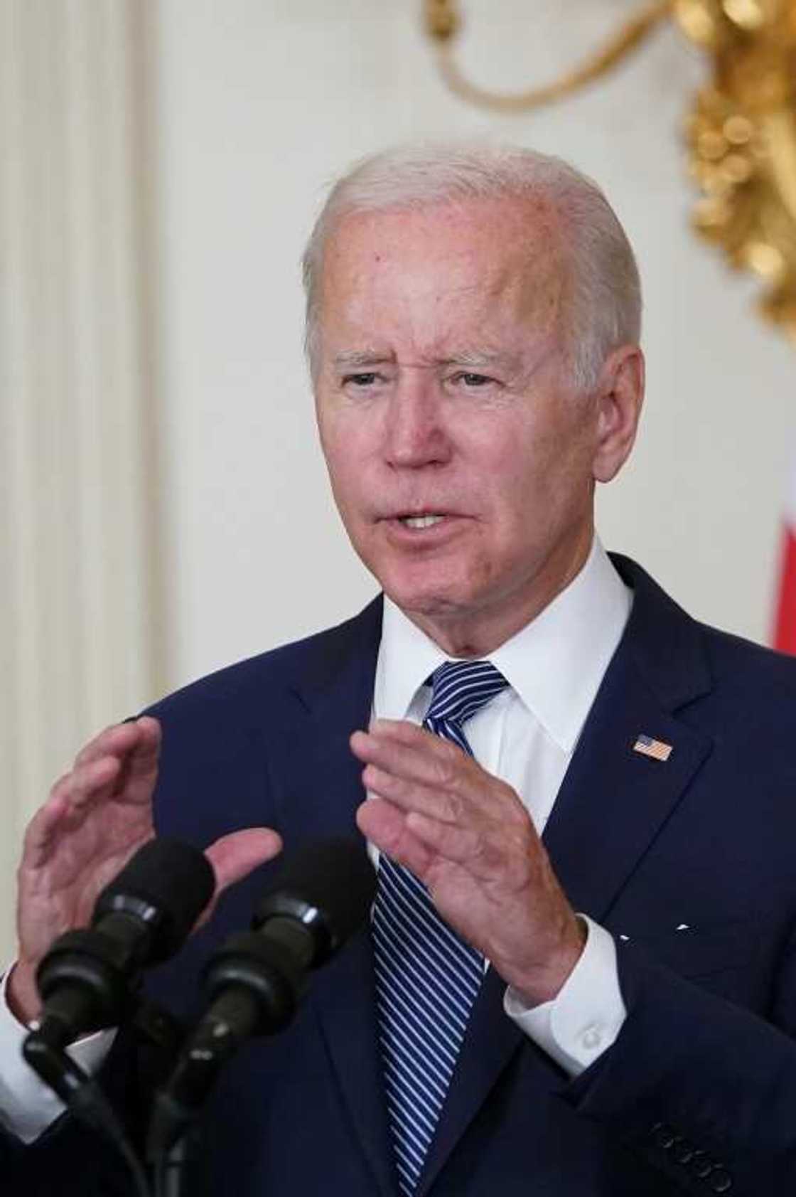 US President Joe Biden, who appears to be nearing revival of a nuclear deal with Iran, speaks on August 16, 2022 after a major legislative win US President Joe Biden, who appears to be nearing revival of a nuclear deal with Iran, speaks on August 16, 2022 after a major legislative win