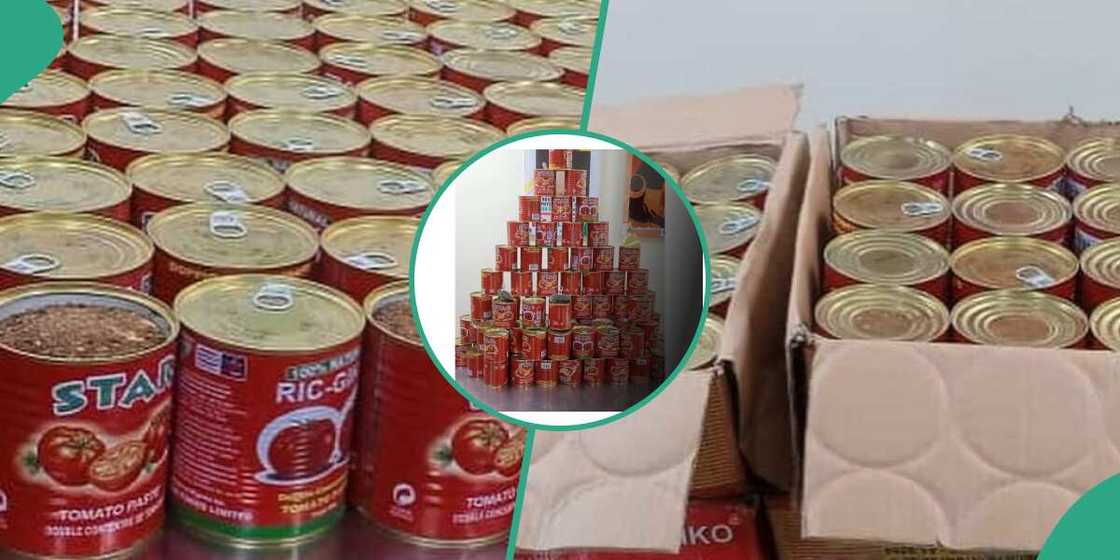 Yadda aka yi basajar kwaya a gwangwanin timatir Yadda aka yi basajar kwaya a gwangwanin timatir