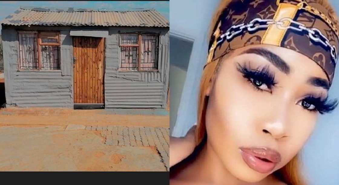 Photos of a lady and her tiny house. Photos of a lady and her tiny house.