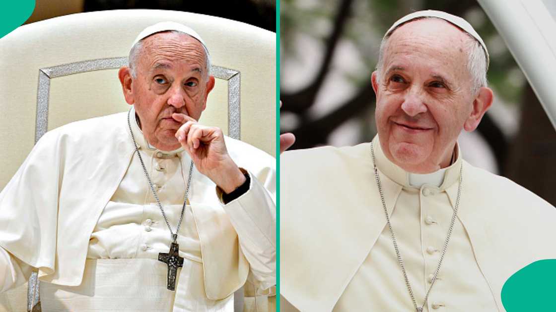 Pope Francis' body has been placed in a coffin. Pope Francis' body has been placed in a coffin.