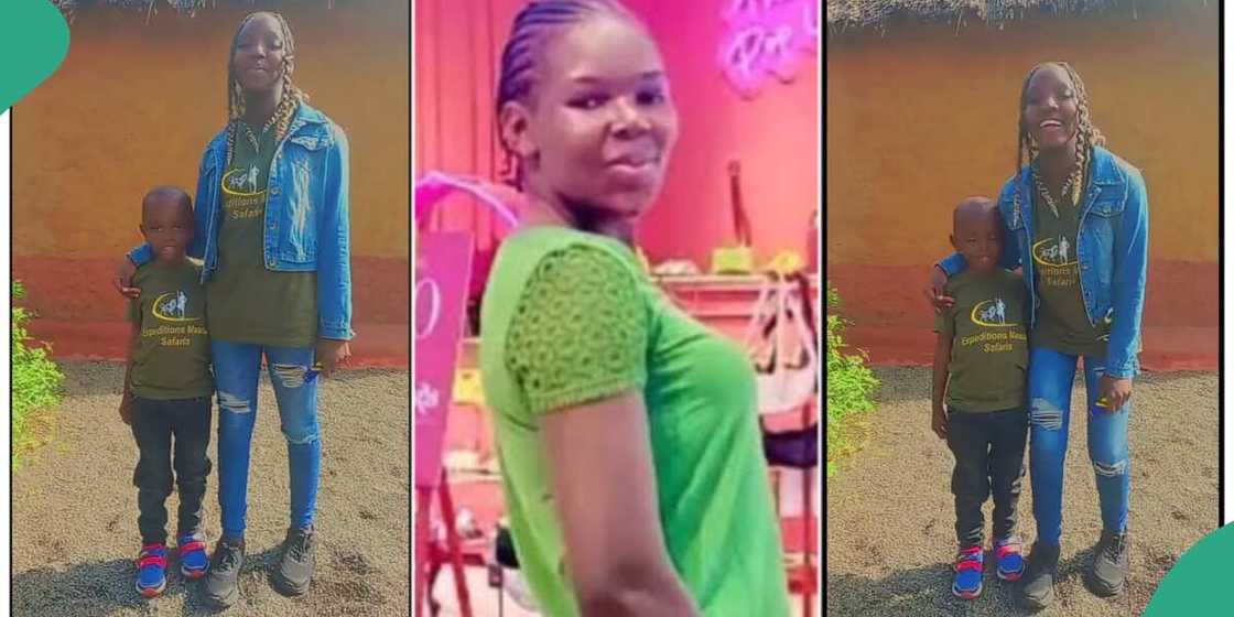 Photo of Nanny Rosie and her children Photo of Nanny Rosie and her children