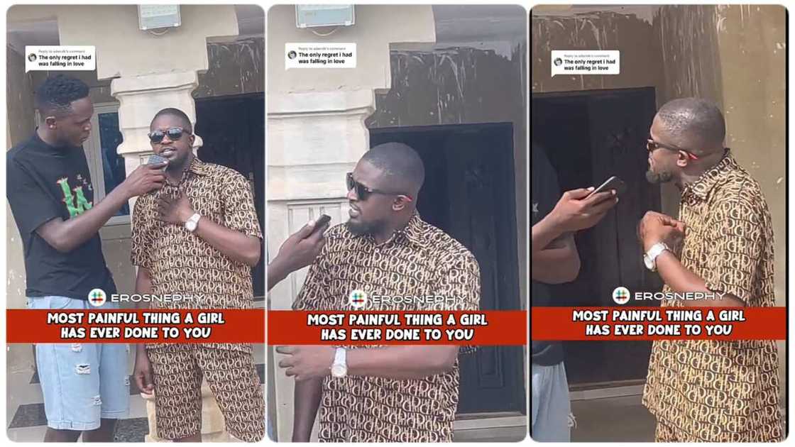 Photo of man taking about his heartbreak Photo of man taking about his heartbreak