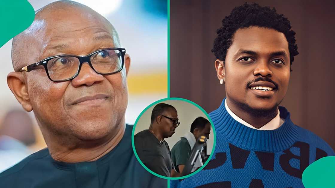 Peter Obi shares fun video of himself at the gym ahead of 2027 elections.