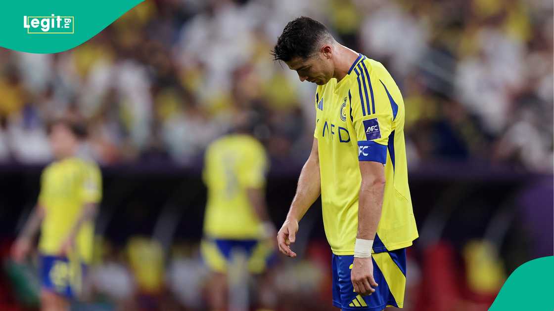 Cristiano Ronaldo, Al-Nassr, Kawasaki Frontale, King Abdullah Sports City Hall, Jeddah, Saudi Arabia, AFC Champions League. Cristiano Ronaldo, Al-Nassr, Kawasaki Frontale, King Abdullah Sports City Hall, Jeddah, Saudi Arabia, AFC Champions League.