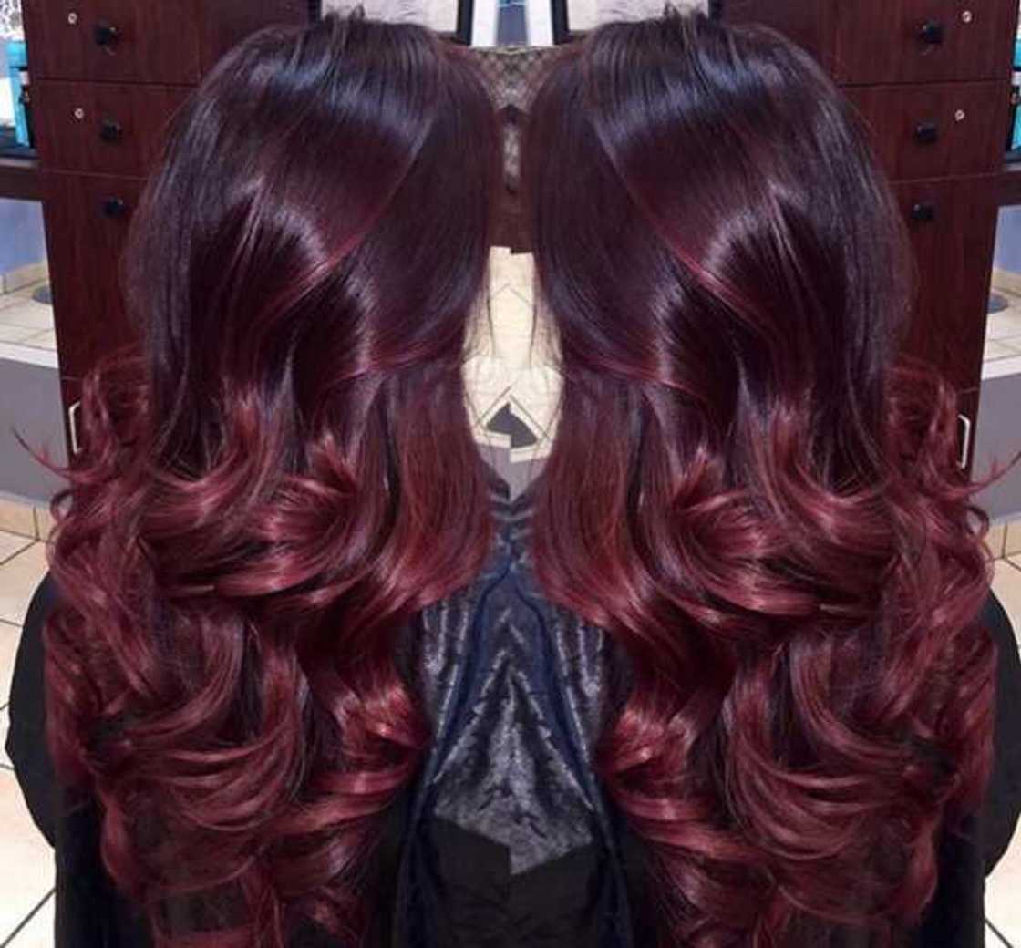 deep red hair deep red hair