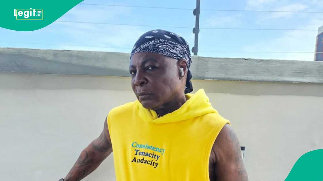 Charly Boy storms Chief Segun Obasanjo's birthday ceremony with golden gift