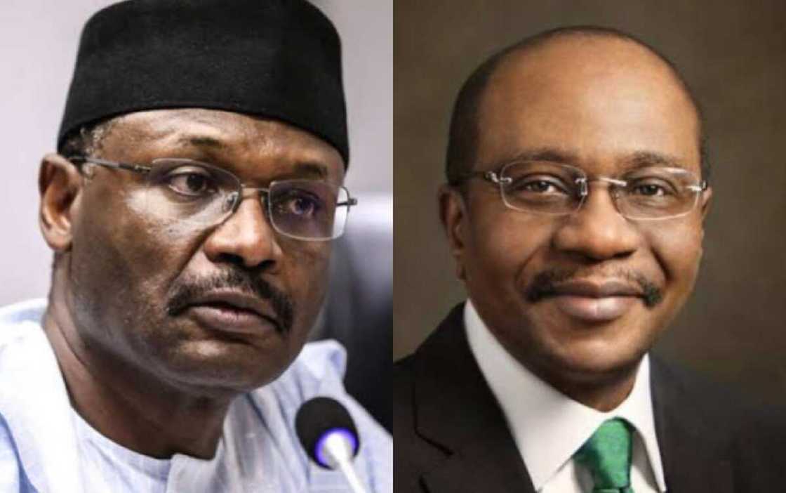 Godwin Emefiele/Mahmoud Yakubu/CBN/INEC/2023 Election/naira scarcity/naira redesign Godwin Emefiele/Mahmoud Yakubu/CBN/INEC/2023 Election/naira scarcity/naira redesign