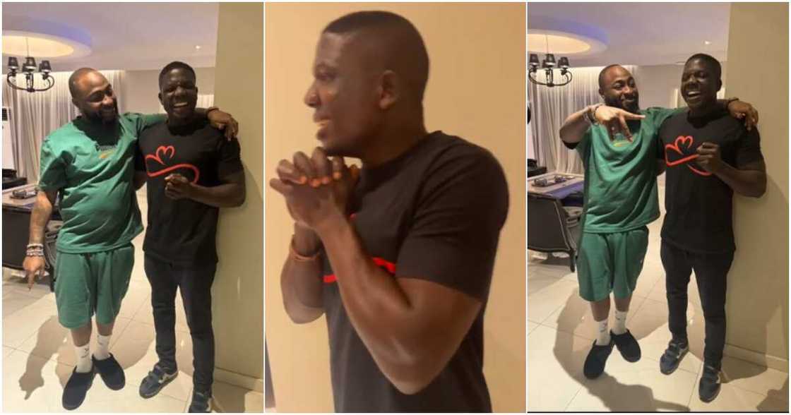 Video shows driver's shocking reaction as he meets Davido for the first time Video shows driver's shocking reaction as he meets Davido for the first time