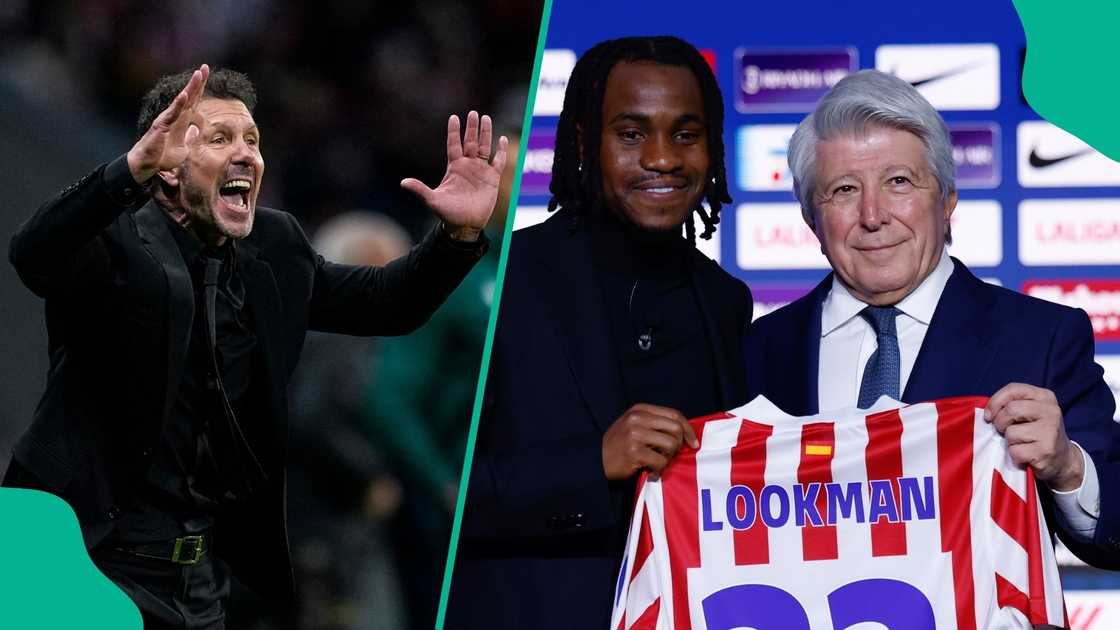Atletico Madrid, Diego Simeone, Ademola Lookman, Spain, Football, Africa.