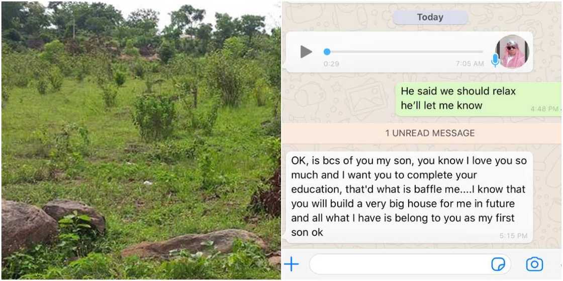 My dad lost his job and he said i should find a buyer to buy his land My dad lost his job and he said i should find a buyer to buy his land