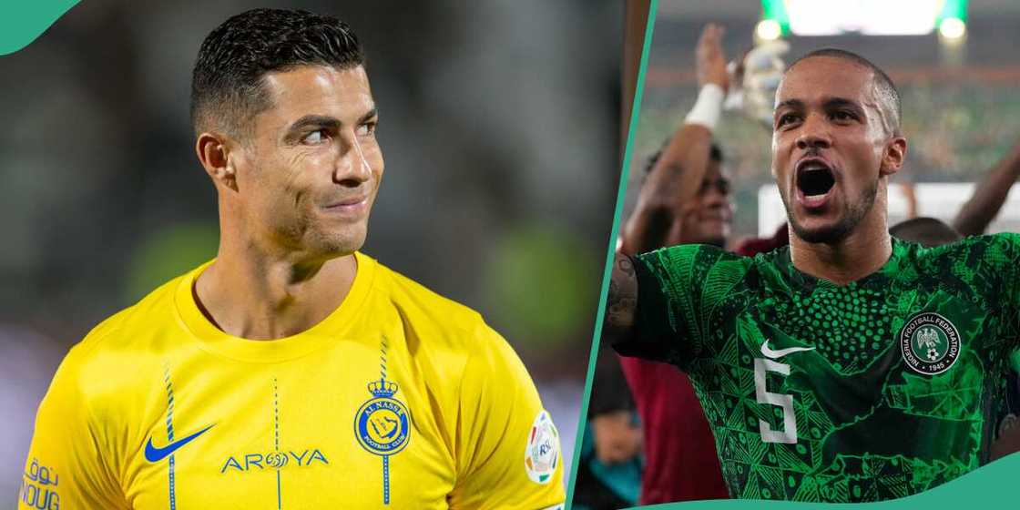 Troost Ekong and Cristiano Ronaldo/Troost Ekong and Saudi league Troost Ekong and Cristiano Ronaldo/Troost Ekong and Saudi league