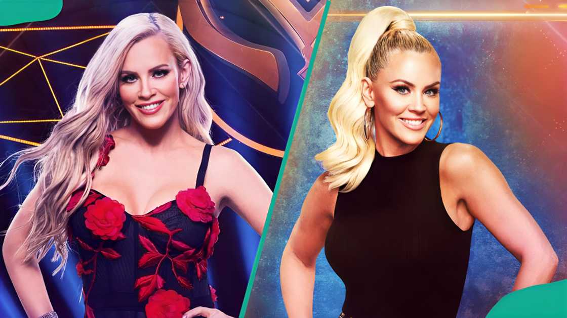 Jenny McCarthy posing for the camera Jenny McCarthy posing for the camera