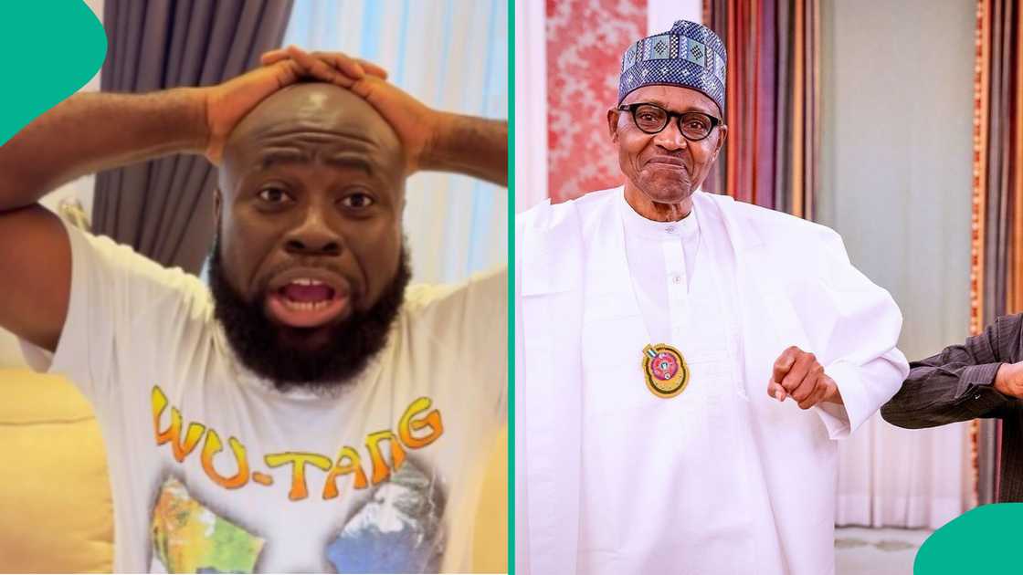 Comedian Lasisi sends voice note to ex-Nigerian president Muhammadu Buhari. Comedian Lasisi sends voice note to ex-Nigerian president Muhammadu Buhari.