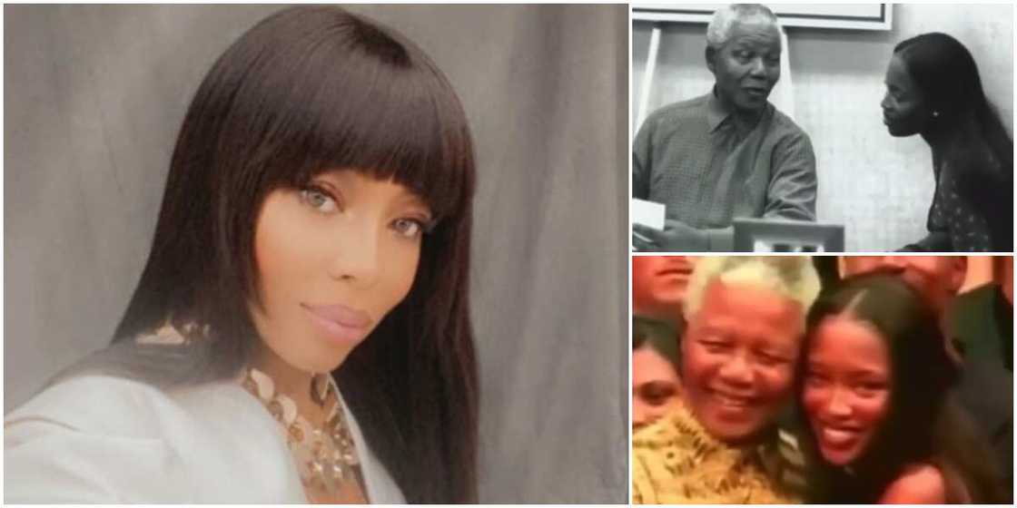 Naomi Campbell loved Mandela Naomi Campbell loved Mandela