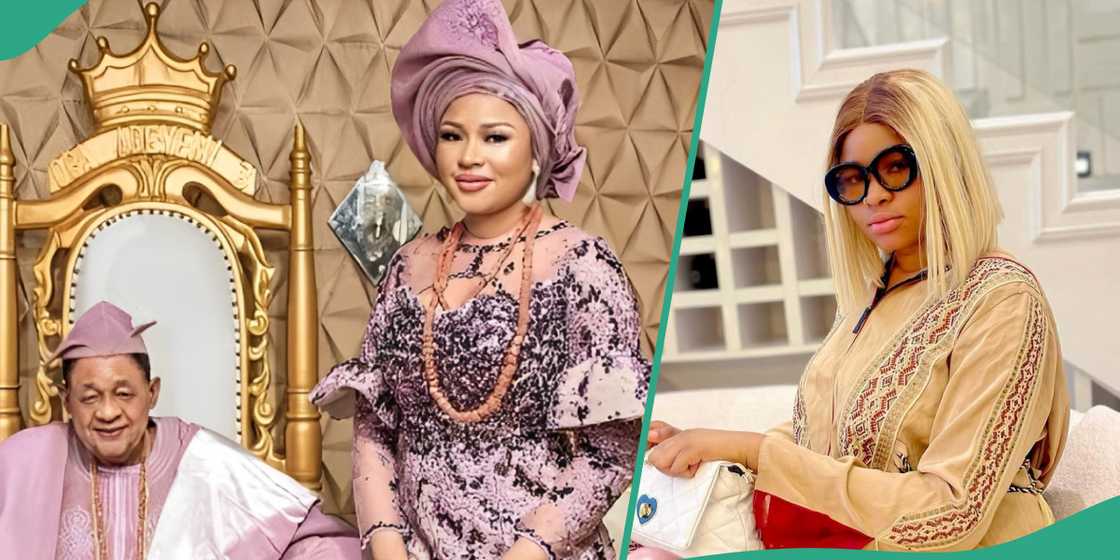 Queen Dami gets letter from Alaafin of Oyo's children over the use of his name. Queen Dami gets letter from Alaafin of Oyo's children over the use of his name.