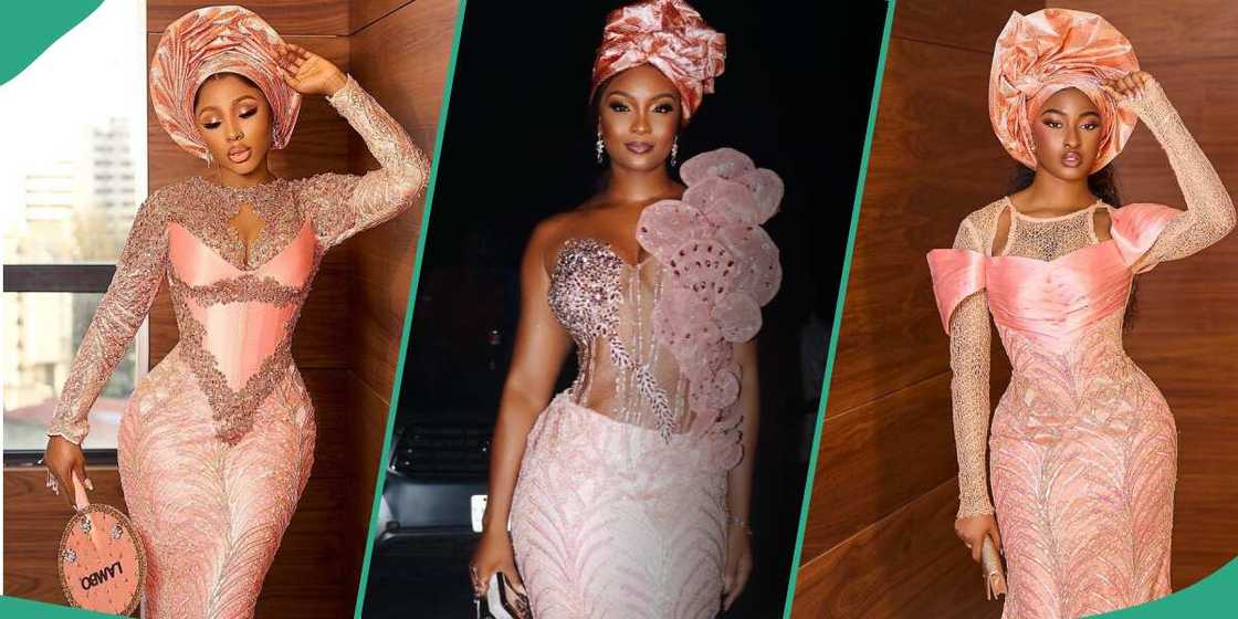 Aso-ebi styles at Wizkid's mum's burial party.