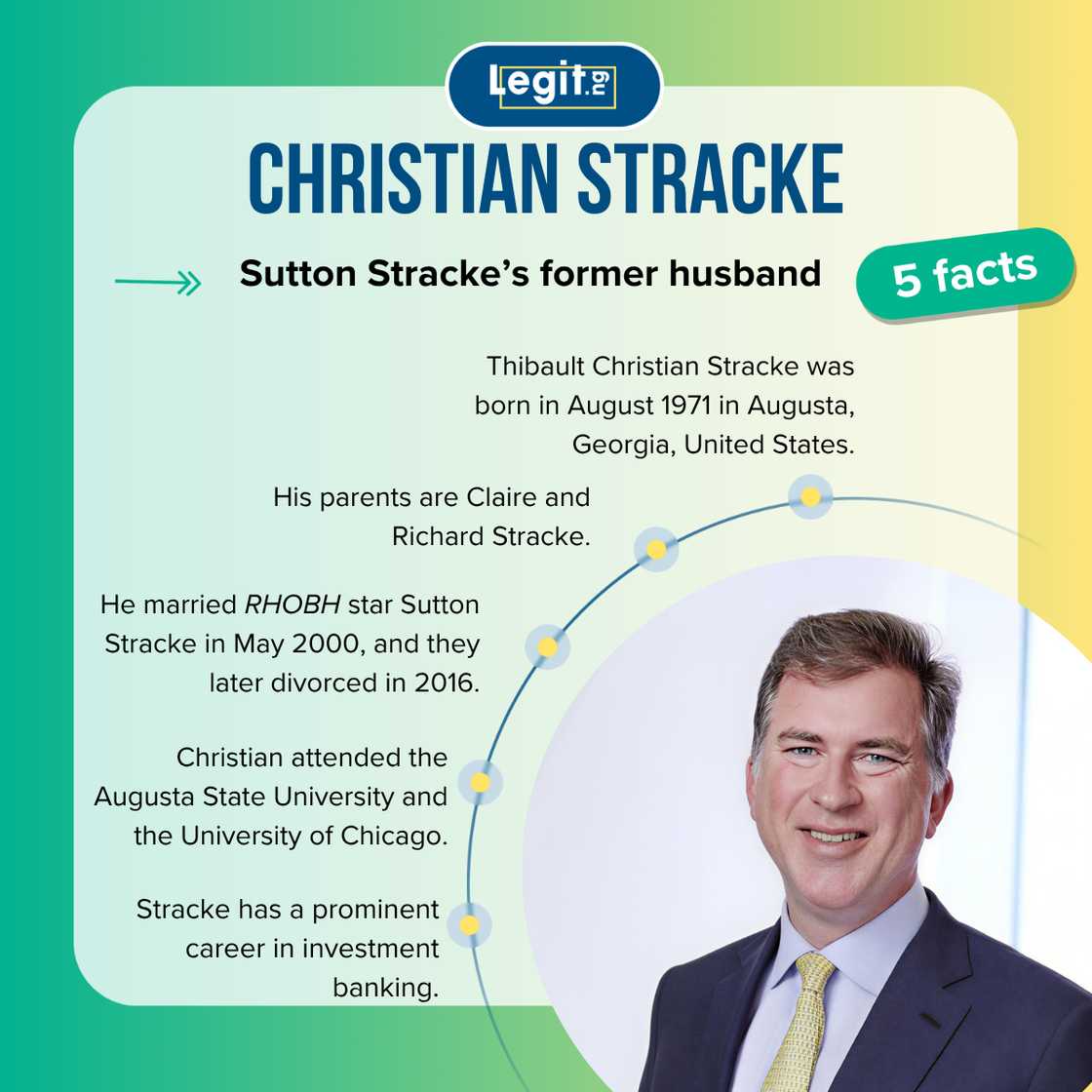 Five facts about Sutton Stracke's ex-husband, Christian Stracke