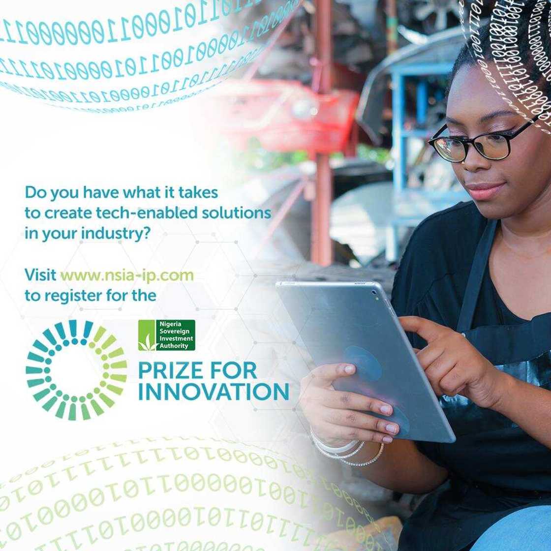 NSIA Prize for Innovation Call for Application Now Open NSIA Prize for Innovation Call for Application Now Open