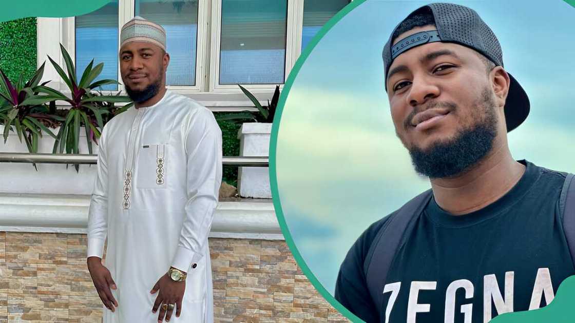 DJ AB posing for a picture oudoors (L). DJ AB in a black cap and T-shirt (R). DJ AB posing for a picture oudoors (L). DJ AB in a black cap and T-shirt (R).