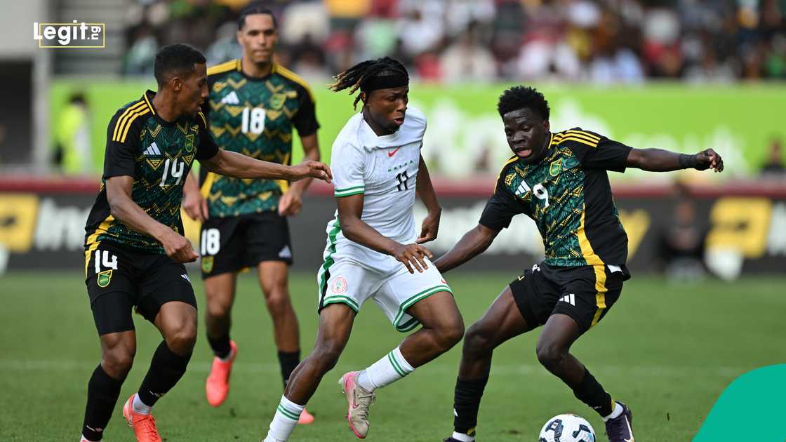 Samuel Chukwueze, Nigeria, Jamaica, England, Unity Cup, Brentford. Samuel Chukwueze, Nigeria, Jamaica, England, Unity Cup, Brentford.