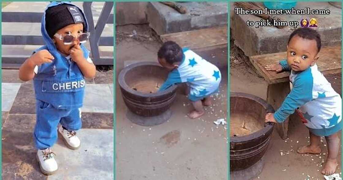 Mum shares how her little son transformed after visiting his grandmother's place