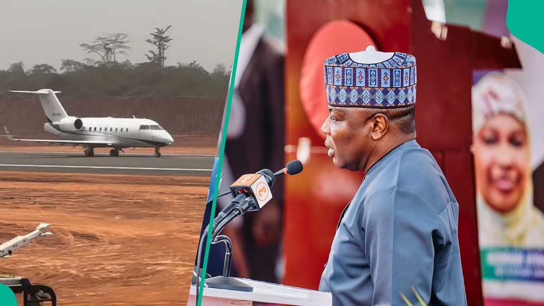 Senator David Jimkuta’s flight to Taraba is cut short after a technical fault shortly after take-off from Abuja.