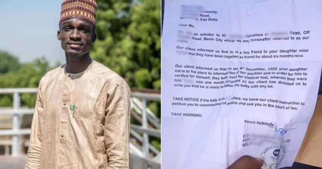 Benin man sends notice to pregnant girlfriend's mum Benin man sends notice to pregnant girlfriend's mum