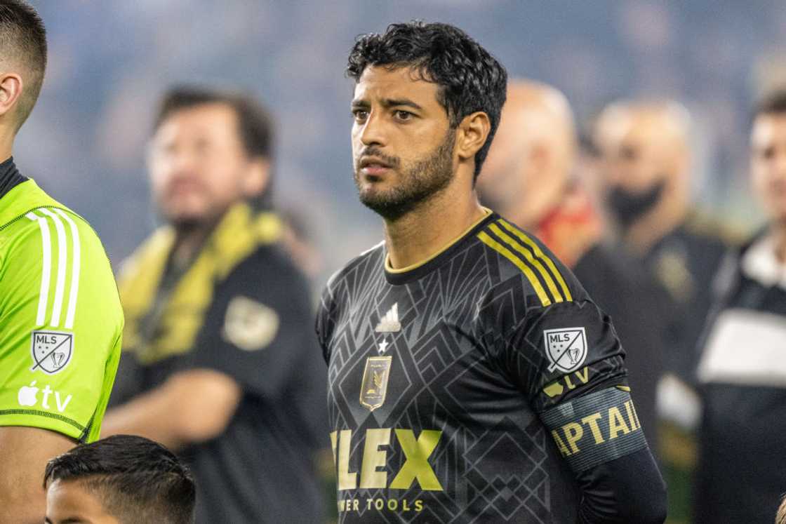 Carlos Vela at BMO Stadium Carlos Vela at BMO Stadium