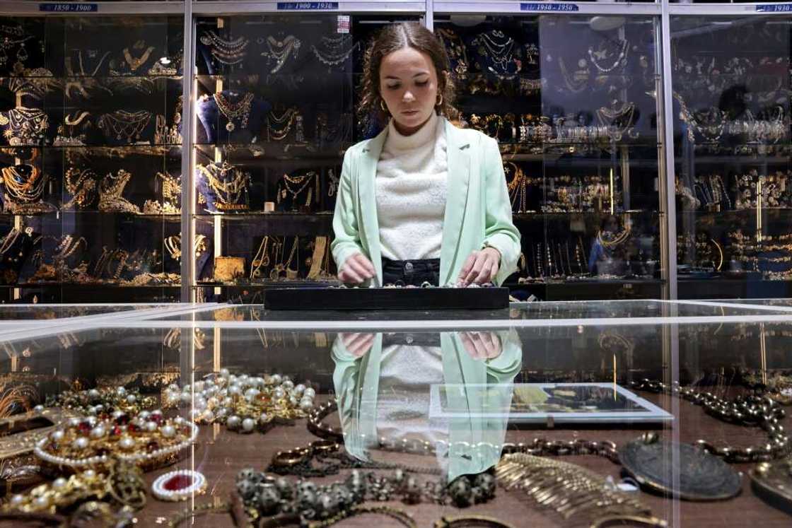 In the jewellery workshop, close to 20,000 pieces are stored In the jewellery workshop, close to 20,000 pieces are stored
