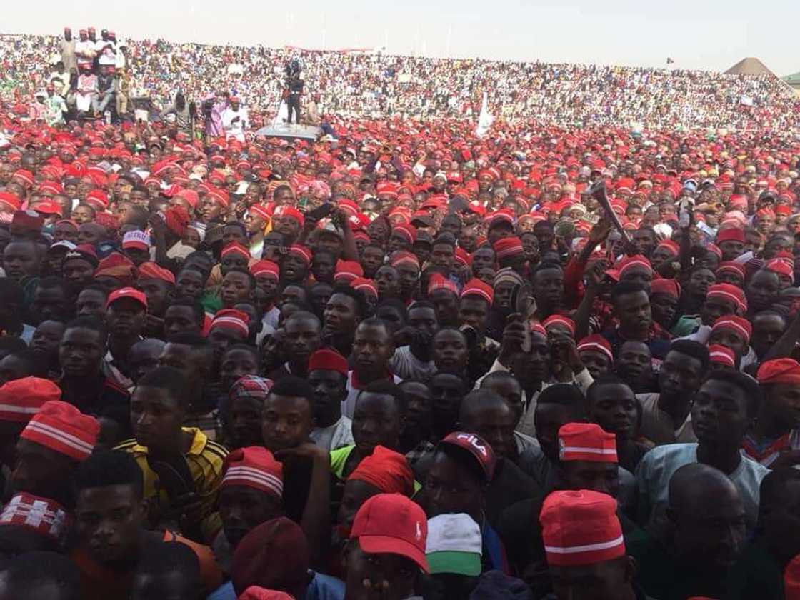 Kano ta yi ja ja wur yayin yakin zaben Atiku