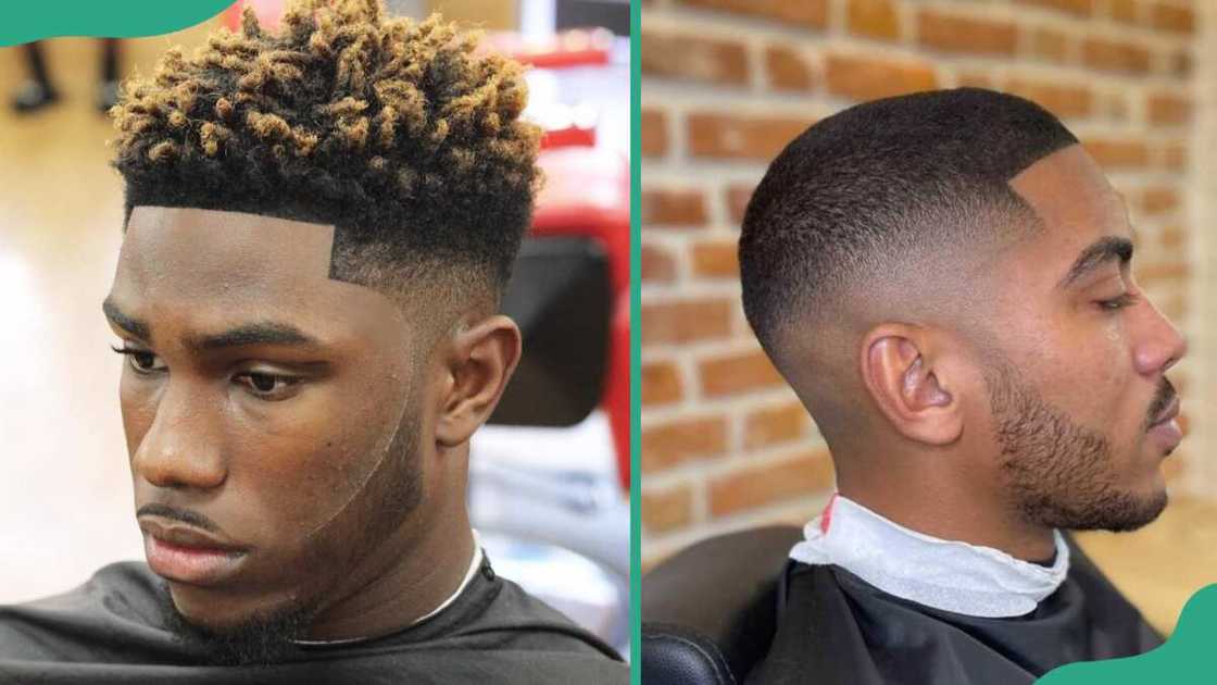 High fade haircut