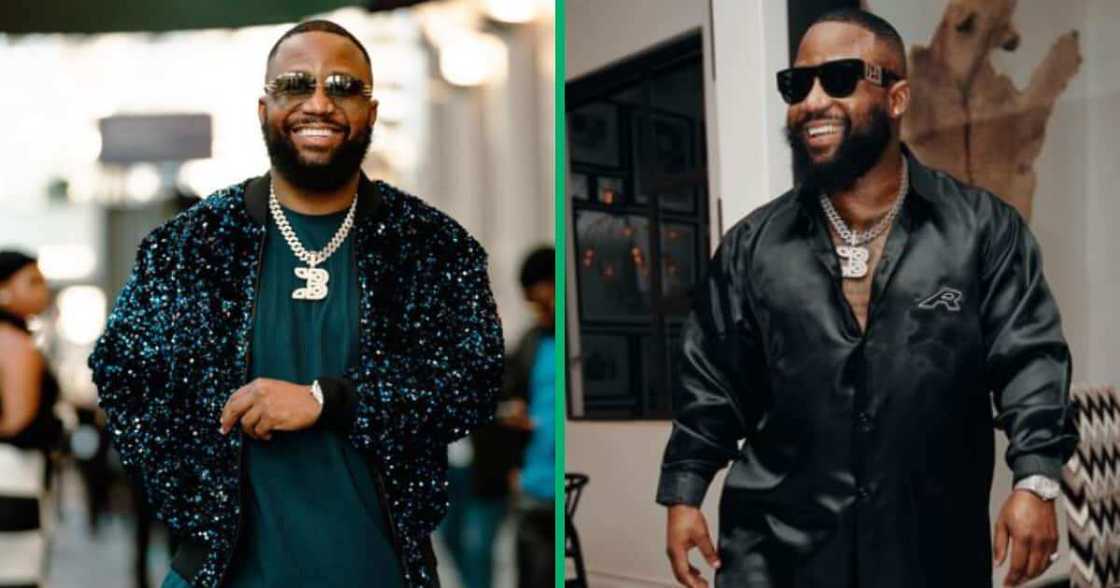Cassper Nyovest trends after a video of him seemingly flaunting off his ring. Cassper Nyovest trends after a video of him seemingly flaunting off his ring.