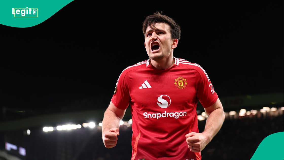 Harry Maguire, Lyon, Europa League, Manchester United Harry Maguire, Lyon, Europa League, Manchester United