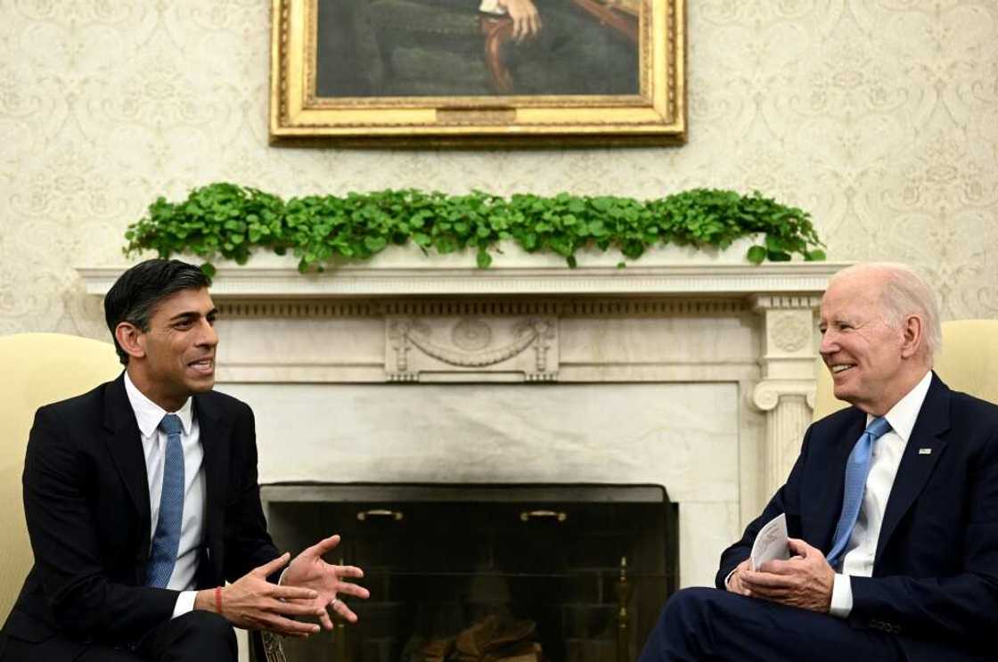 Joe Biden and Rishi Sunak met in the Oval Office for the UK prime minister's first Washington summit Joe Biden and Rishi Sunak met in the Oval Office for the UK prime minister's first Washington summit
