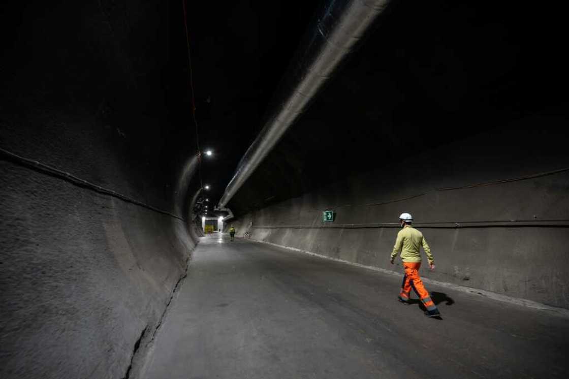The Nant de Drance plant is located in a cavern 600 metres (2,000 feet) below ground at an altitude of 1,700 metres near the Mont Blanc The Nant de Drance plant is located in a cavern 600 metres (2,000 feet) below ground at an altitude of 1,700 metres near the Mont Blanc