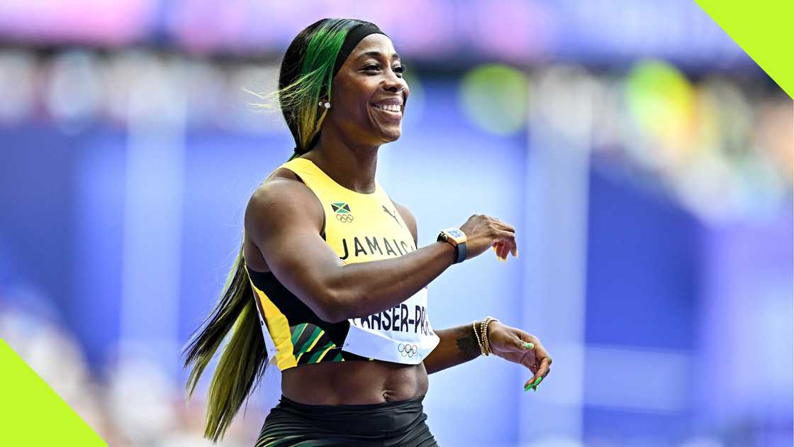 Shelly-Ann Fraser-Pryce at the Paris Olympics Shelly-Ann Fraser-Pryce at the Paris Olympics