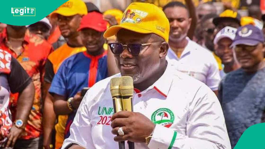 Governor Sheriff Oborevwori has dumped the PDP and joined the APC. Governor Sheriff Oborevwori has dumped the PDP and joined the APC.