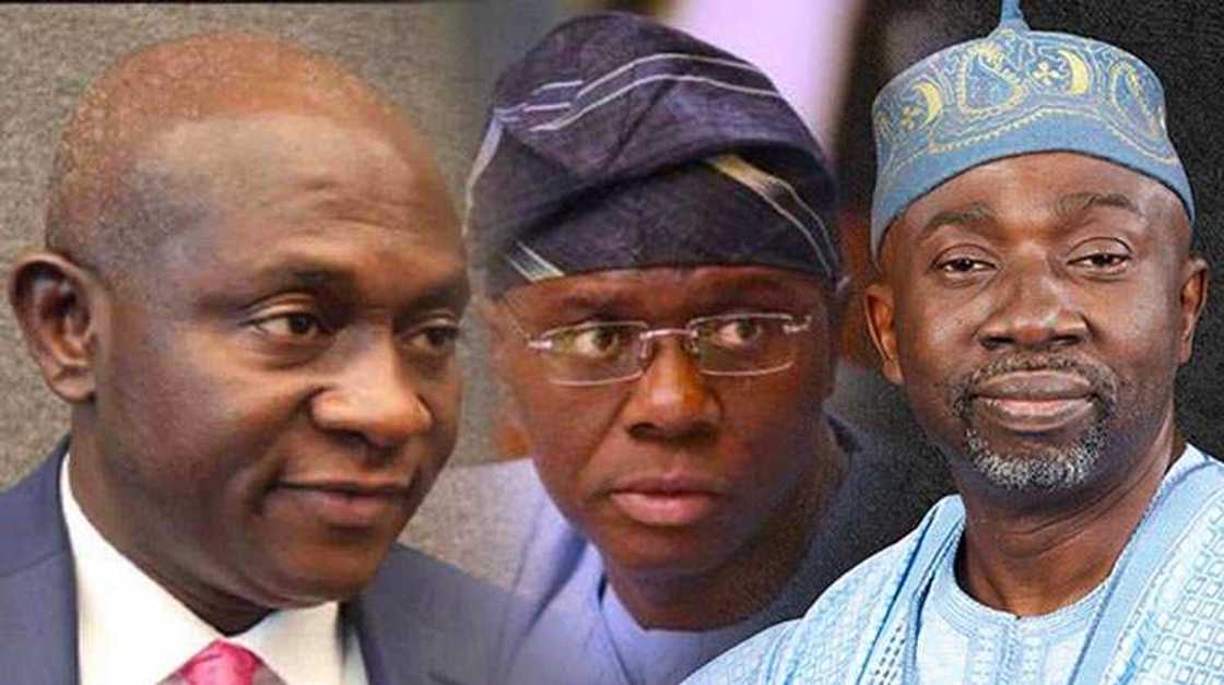 Yan takarar gwamnan Legas. Yan takarar gwamnan Legas.