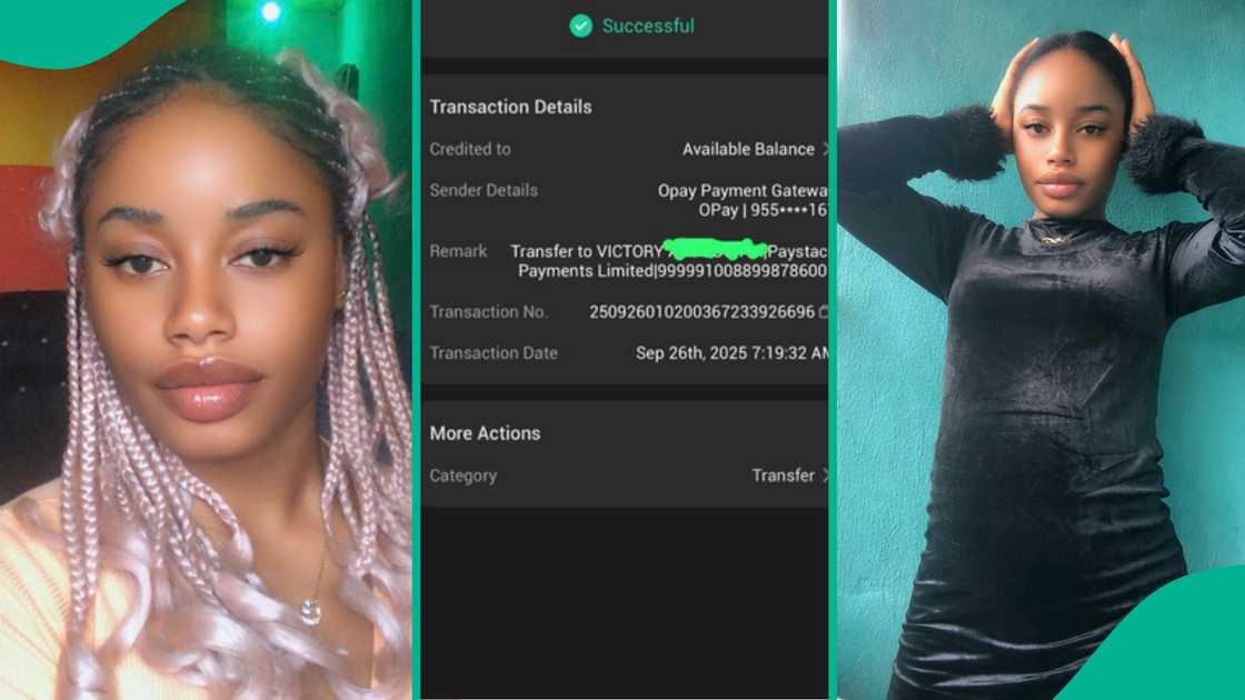Lady shares amount she was sent via OPay, wondered why it was sent to her account