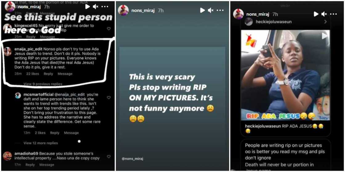 Ada Jesus: Comedian with same name under pressure from late comedian's fans asking her to drop the name Ada Jesus: Comedian with same name under pressure from late comedian's fans asking her to drop the name