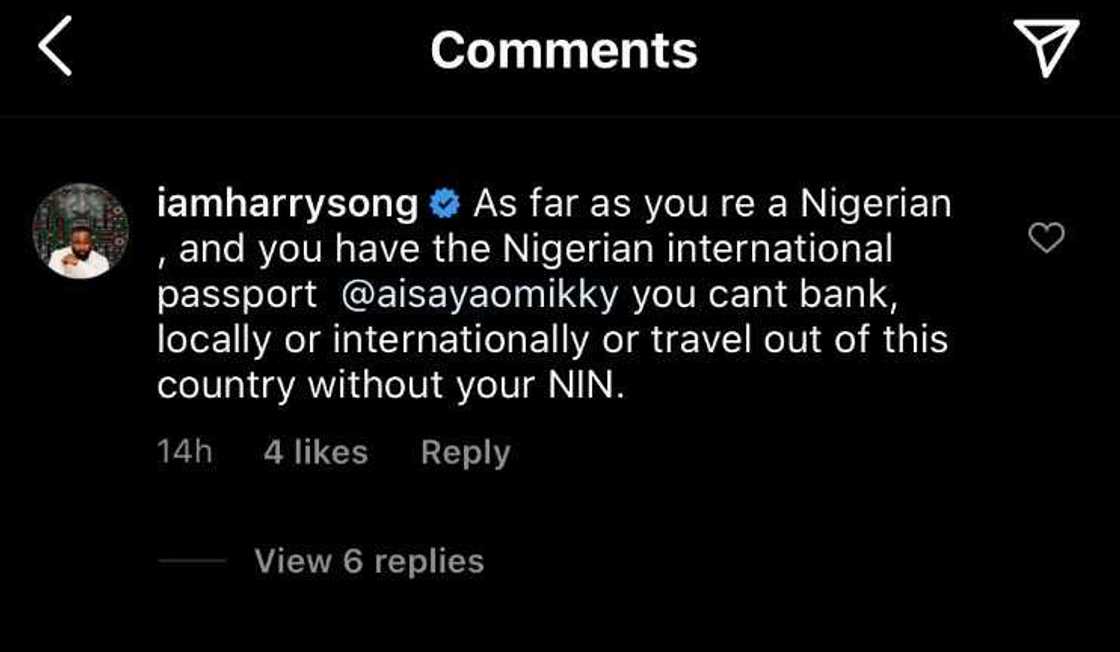 Singer Harrysong Advises Fans to Register NIN after Immigration ‘Showed Him Fire’ at Airport