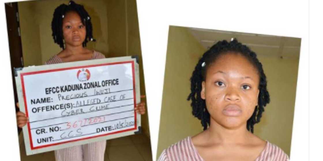 Precious Iwuji has been arrested by EFCC