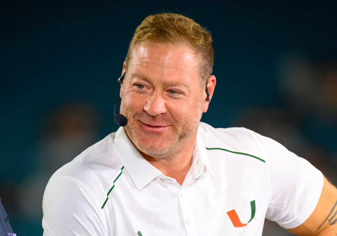 Jeremy Shockey at the Hard Rock Stadium in Miami Gardens, FL.